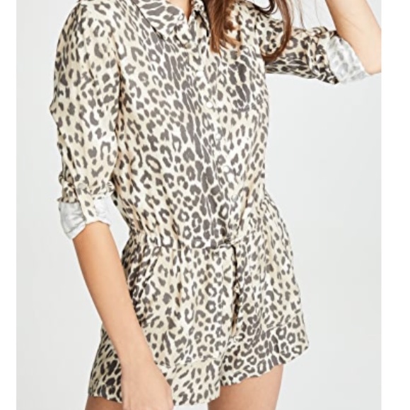 Chaser Heirloom Romper in Animal Print NWT - Picture 6 of 8